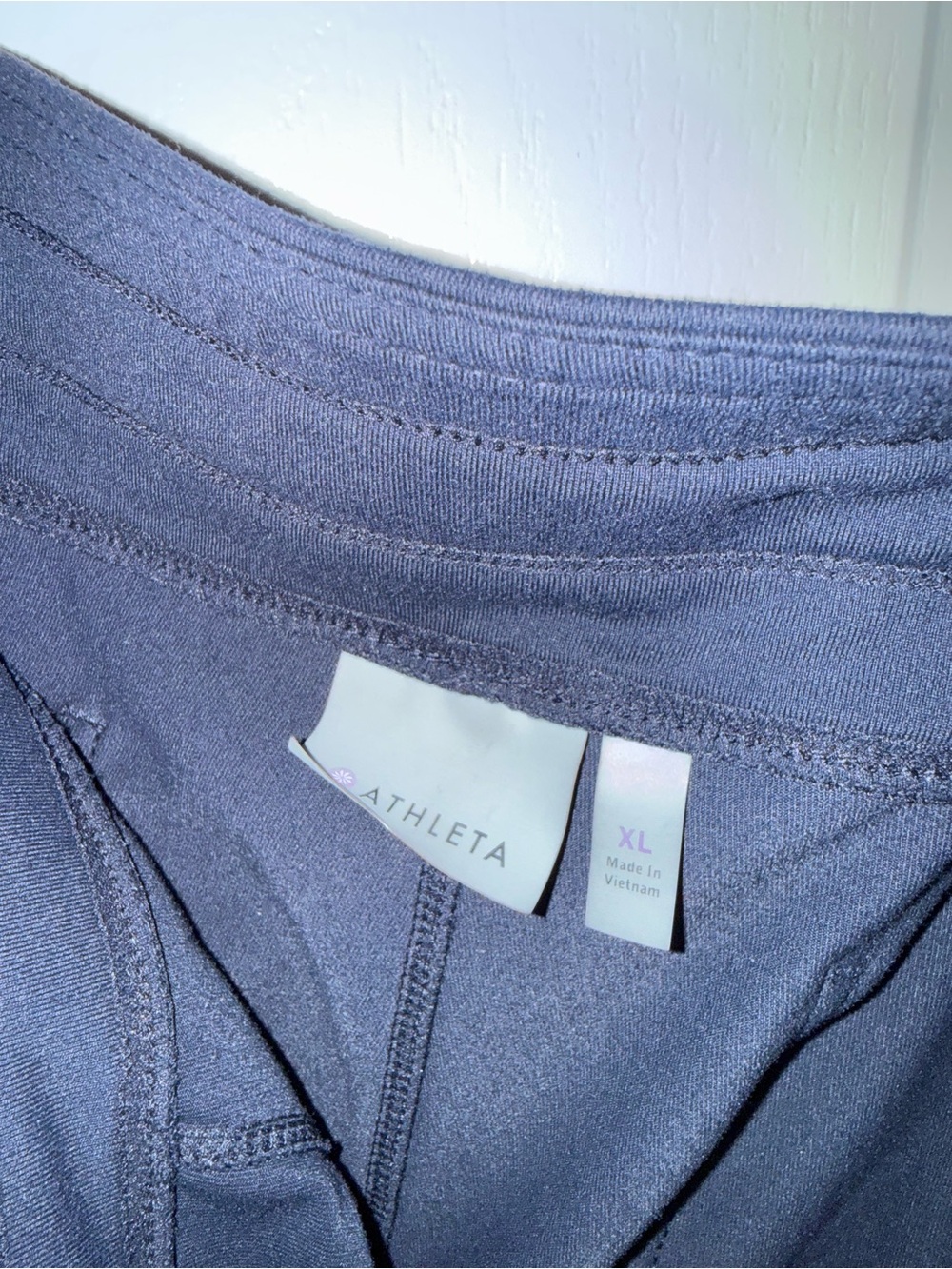 Athleta Navy Performance Drawstring Shorts - Picture 3 of 3